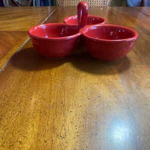 Longaberger Tomato 3 Part Relish